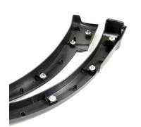 Pexorin Accessoires de Garniture de sourcil de Roue de Garde-Boue Noir d'évasements de Voiture, for Nissan, X-Trail T31 2008 2009 2010 2011 2012 2013 Élargisseur d'aile pour Voiture(Rear Right)