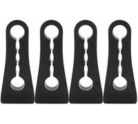 Pexorin Amortisseur de verrouillage de porte, for Mitsubishi, for Pajero, Lancer, Outlander, ASX, joint d'étanchéité, amortisseur de bruit, coussinet de réduction du bruit Amortisseur de voiture