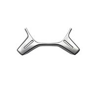 Pexorin Autocollant de revêtement d'habillage cadre volant ABS argenté voiture, for Mercedes-Benz, for CE GLK CLS M classe W204 W212 Autocollant pour volant