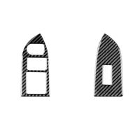 Pexorin Bandes de garniture intérieure voiture, for Toyota, for GT86 2012-2020, autocollant, cadre bouton commutateur fenêtre, intérieur Garniture de tableau de bord(LHD Black B)