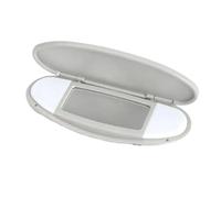 Pexorin Boîtier de Panneau de Pare-Soleil de Voiture, Couvercle de Miroir de courtoisie, for Mini One D Jcw, for Mini R55 R56 R60 2007-2014 C8f2 Miroir de Maquillage pour véhicule(-Grey)