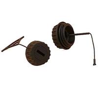 Pexorin Bouchon de réservoir d'huile et carburant, for STIHL, MS640 MS650 MS660, pièces tronçonneuse à essence 0000 350 0509 Bouchon de réservoir de carburant de jardin