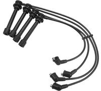 Pexorin Câbles de bobine d'allumage de voiture Câble de faisceau de bobine d'allumage 6,5 mm, for NISSAN, Frontier Xterra 2002-2004 L4 2,4 L No. 224409Z060 Lot de 4 Câble d'allumage
