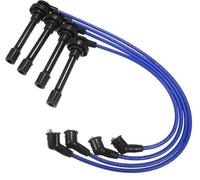 Pexorin Câbles de bobine d'allumage voiture Câble faisceau 7 mm, for NISSAN, Sentra 1995-1999 200SX 1995-1998 1,6 L L4 No. 2244057Y10/2244073C10 Lot 4 Câble d'allumage