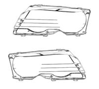 Pexorin Cache phare de voiture, for, E46 Coupé Cabriolet M3, boîtier en verre for lentilles de phares, abat-jour Hell remplacement de lentille de phare(1pc Right Side)
