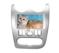 Pexorin Cadre d'adaptateur de Cadre d'autoradio Double Din, Panneau de Garniture de Tableau de Bord, for Renault, Logan/Sandero, for Dacia, Duster façade d'autoradio stéréo(178X100)