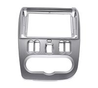 Pexorin Cadre d'adaptateur de Cadre d'autoradio Double Din, Panneau de Garniture de Tableau de Bord, for Renault, Logan/Sandero, for Dacia, Duster façade d'autoradio stéréo(9 inch)