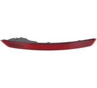 Pexorin Coque de feu arrière for Q8 2019-2022, réflecteur pare-chocs inférieur droit, stop, 1 pièce, ABS rouge et noir Réflecteur de pare-chocs arrière