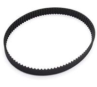 Pexorin Courroie de distribution à boucle fermée GT2 2GT largeur 6 mm, longueur poulie 160 188 200 610 2270, synchrone en caoutchouc Courroie de distribution pour imprimante 3D(BLACK 610mm)