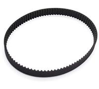 Pexorin Courroie de distribution à boucle fermée GT2 2GT largeur 6 mm, longueur poulie 160 188 200 610 2270, synchrone en caoutchouc Courroie de distribution pour imprimante 3D(BLACK 160mm)