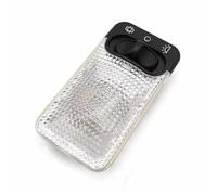 Pexorin Couvercle de lampe dôme panneau lecture intérieure voiture, for Peugeot, for 206 207, for Citroën, for C2 couleur grise Lampe de lecture à dôme intérieur de voiture(Light)