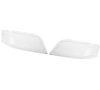 Pexorin Couvercle de lentille de phare avant de voiture, for A6 C5 1999 2000 2001 2002 abat-jour transparent coque de phare avant feux avant écran de protection de lampe(BLACK Left Right)
