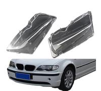 Pexorin Couvercle de phare avant transparent for E46 4 portes 320i/325i/325xi/330i/330xi remplacement de lentille de phare