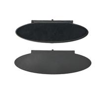 Pexorin Couvercle de rétroviseur Neuf Sunvior Vanity for Boxster 986, for Cayman, 987 2 pièces 99670142102 AB Platic Accessoires Noir Remplacement Miroir de Maquillage pour véhicule