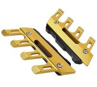 Pexorin Couvre-Fourche de Moto 1 Paire pour Avant Universelle, pour Garde-Boue K, Couvercle de Protection latéral, coulissante en Aluminium doré, pour Moto