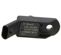 Pexorin Débitmètre d’Air Pour Bosch 13937 Premium, pour compatible avec Select, pour Dodge pour Dakota Durango, pour Ram 1500, pour Jeep(BLACK 261230253 Pressure Sensor MAP)