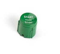 Pexorin Ensemble de commutateur de verrouillage d' Couvercle de commutateur d'allumage moteur d'arrêt démarrage commutateurs à bouton-poussoir voiture, pour Land, pour Range, pour(Green)
