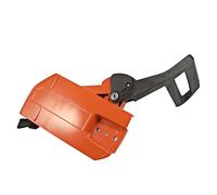 Pexorin Ensemble de poignée de frein de chaîne de guide d'embrayage, for tronçonneuse Husqvarna, 61 66 266 268 272 503727401 Housse de poignée de frein pour tronçonneuse