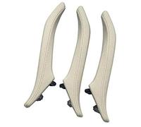 Pexorin Ensemble de poignée de porte en cuir for passager intérieur gauche droit, for, série 5 F10 F11 F18 520i 523i 525i 528i 535i Poignée de porte intérieure(Oyster)