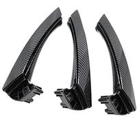 Pexorin Ensemble de poignées de traction de porte intérieure de voiture LHD RHD, for, série 3 E90 E91 E92 316 318 320 325 328i 2004-2012 Poignée de porte intérieure(Carbon Fiber)
