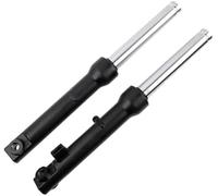 Pexorin Ensembles d'amortisseurs Avant, for Scooters Chinois GY6 50cc Taotao 50ATM, pièces détachées, système de Frein à Tambour Amortisseur de Suspension(Black/Drum)
