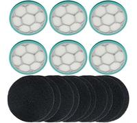 Pexorin Éponge filtrante Hepa, kit de toilettage for animaux, pièces de rechange for aspirateur, accessoires for éponges filtrantes Hepa Filtre pour aspirateur(BLACK A)