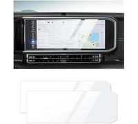 Pexorin Film d'affichage de navigation 2 pièces 12.3 pouces, pour Jeep pour Wrangler Jl pour Gladiator Jt 2024 Film de protection d'écran en verre trempé(BLACK 2pcs)