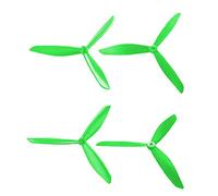 Pexorin for HUBSAN, 501S X4 HS700 Triangle Vane amélioré MJX B3 PRO B2SE Rc Quadcopter Drone (MJX Bugs 3) Pièces de rechange Accessoires Remplacement de l'hélice du drone(Green)