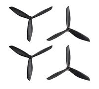 Pexorin for HUBSAN, 501S X4 HS700 Triangle Vane amélioré MJX B3 PRO B2SE Rc Quadcopter Drone (MJX Bugs 3) Pièces de rechange Accessoires Remplacement de l'hélice du drone(Schwarz)