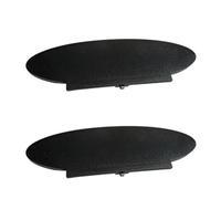 Pexorin for Porsche 996, 997, 911, Carrera, Boxster, Cayman, 1/2 pièces, Couvercle de rétroviseur Neuf, pièces de Rechange, Accessoires de Voiture en ABS Noir Miroir de Maquillage pour véhicule(2pcs)