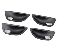 Pexorin For, série 5 F10 F11 F18 2010-2017 poignée de porte intérieure gauche droite remplacement de la garniture du bol Poignée de porte intérieure(Schwarz)