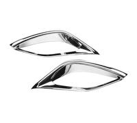 Pexorin For TOYOTA, for Highlander 2020 2021 2022 ABS Chrome feu antibrouillard arrière couvercle de lampe garniture feu antibrouillard lunette décoration cadre Cache-phares antibrouillard