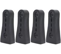 Pexorin For Toyota, Prius XW20 2004-2018, Land Cruiser J100, amortisseur de porte, tampon anti-choc, protection anti-bruit (taille: 8 pièces) Amortisseur de voiture(BLACK 4Pcs)
