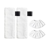Pexorin Housse de nettoyage for balai à vapeur, accessoires rechange for EasyFix SC2 SC3 SC4 SC5, pièces Pièces de rechange pour nettoyeur vapeur(4pcs-02)
