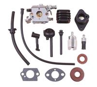 Pexorin Jeu de joints d'étanchéité de ligne de filtre à mazout de carburateur, for tronçonneuse chinoise 2500 25cc Kit de roulements de vilebrequin pour tronçonneuse