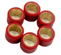 Pexorin Jeu de Rouleaux de variateur for Scooter 16x13 mm 50 CC 4 Temps, for Django Kisbee V-Clic Disponible en Poids de 4 g à 7 g Poids des Galets de variateur de Scooter(Black 16x13mm 6.5g)