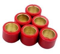 Pexorin Jeu de rouleaux variateur for scooter 16x13 mm 50 cc 4 temps, for Django Kisbee V-Clic Disponible en poids g à 7 Rouleau d'entraînement pour planche électrique(BLACK 16x13mm 6g)