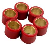 Pexorin Jeu de rouleaux variateur scooter 16x13 mm 4g 4,5g 5, 6g, for 50 Fiddle Orbit 1 Symply 50cc GY6 139QMB 139QMA AC AW05W temps Rouleau d'entraînement pour planche électrique(BLACK 16x13mm 5.5g)