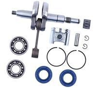 Pexorin Joints d'étanchéité de vilebrequin et segments piston 42,5 mm for tronçonneuse STIHL MS250 MS230 MS 250 230 025 023 Remplacement du segment de piston de la tondeuse à gazon