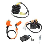 Pexorin Kit compatible de bobine d'allumage, régulateur de tension, redresseur et relais, pour les modèles 300 Trx300 et TRX300FW de 1998 à 2000. Remplace la référence 30410-Hm5 A11. Bobine