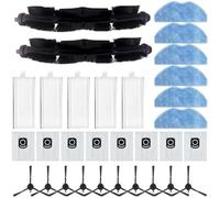 Pexorin Kit d'accessoires for aspirateur sans fil, brosse, rouleau, filtre, éponge, brosse de nettoyage Filtre pour aspirateur(BLACK B)