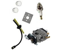 Pexorin Kit de bougies d'allumage de tuyau de carburant de carburateur | 23-26CCM, pour Einhell, pour AL-KO, Atika, pour Fuxtec, débroussailleuse taille-haie