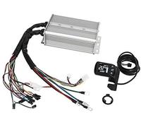 Pexorin Kit de Conversion de contrôleur de Scooter électrique 48 V 60 V 1500 W et écran LCD GZ3, kilométrage Unique, for Guidon de 22,5 mm Kit de Compteur pour Scooter