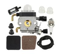 Pexorin Kit de filtres à air for carburateur de débroussailleuse 4137-124-2800 10 pièces/ensemble 4137-124-1500, for STIHL, BG72 BG75 HS80 FS85 FS80, for Zama, C1Q-S66 remplacement du filtre de la ton