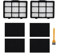 Pexorin Kit de filtres de remplacement for aspirateur Eureka, for NEN170, éponges lavables et HEPA Filtre pour aspirateur(BLACK B)