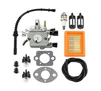 Pexorin Kit de réalimentation en carburant for ampoule d'amorce filtre à air carburateur FS120 FS200 FS250 FS300 FS350 FR350 Scie à carburateur