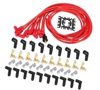 Pexorin Kit de remplacement de fil d'allumage universel for bougie d'allumage de véhicule de 8 mm rouge Câble d'allumage