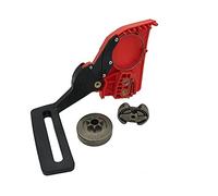 Pexorin Kit d'embrayage de poignée de frein de chaîne 325 7T Pièces de rechange for tronçonneuse, for Husqvarna, 142 141 136 137 Housse de poignée de frein pour tronçonneuse