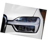 Pexorin Lentille de phare de voiture for VOLVO, XC60 2018 2019 2020 2021 Coque ABS en verre de phare Remplacez les abat-jour Couvre les feux avant écran de protection de lampe(BLACK Left side)