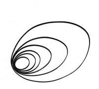 Pexorin Lot de 10 courroies distribution à boucle fermée GT2, caoutchouc, 2GT 6 mm, pièces d'imprimante 3D, 110/1220, pièce courroie synchrone Courroie de distribution pour imprimante 3D(BLACK 160mm)